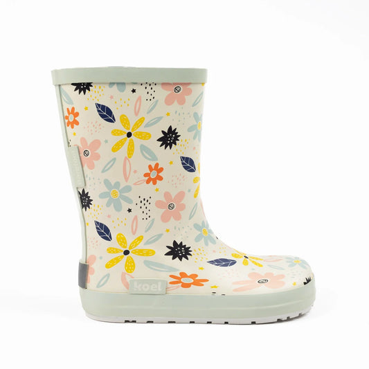 Koel Wellie White Flowers