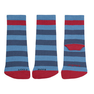 Calcetines Barefoot Cóndor - Rayas Azul