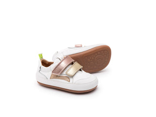Landy - White / Champagne / Rose Gold | Tip Toey Joey | Calzado respetuoso