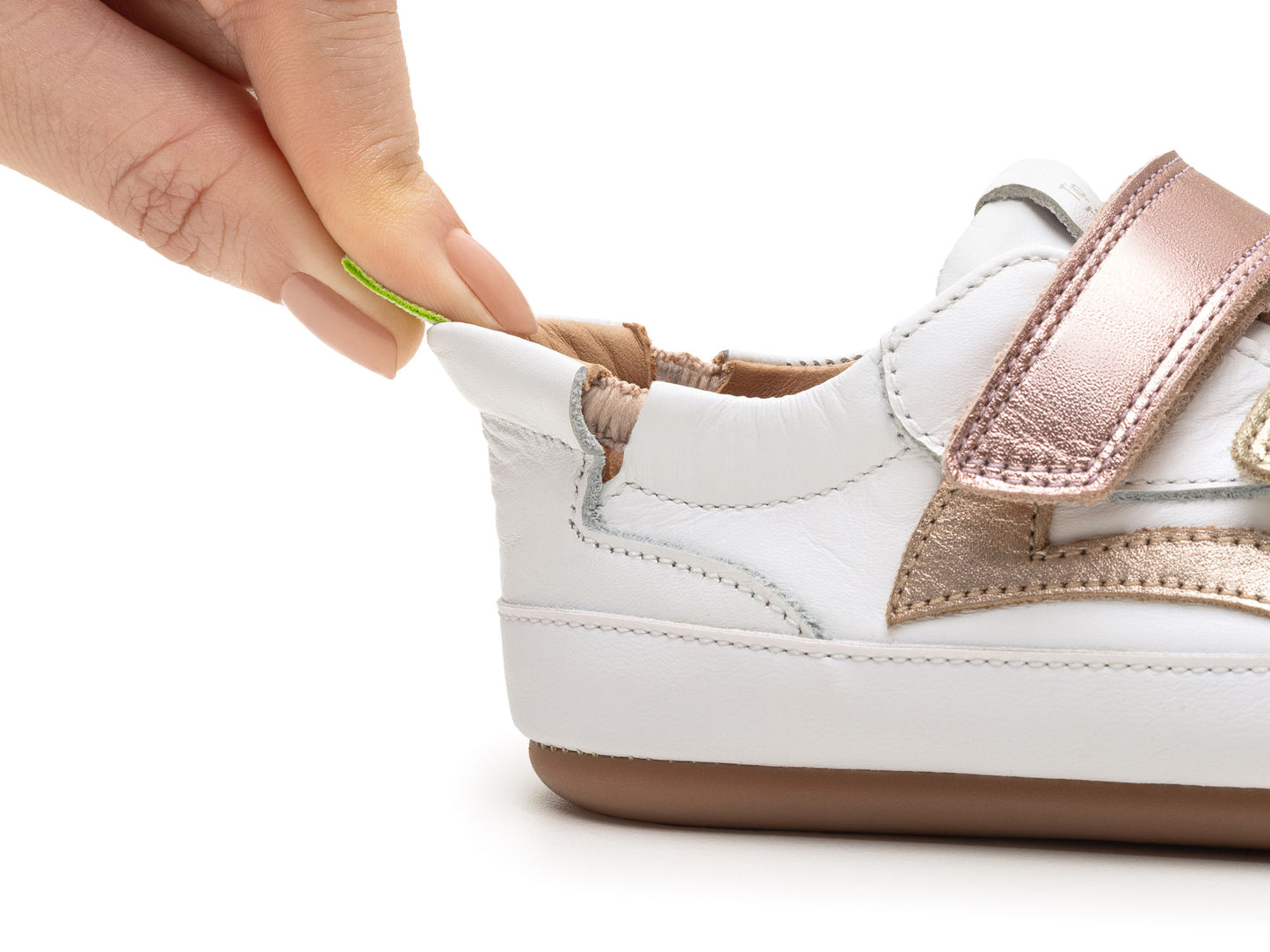 Landy - White / Champagne / Rose Gold