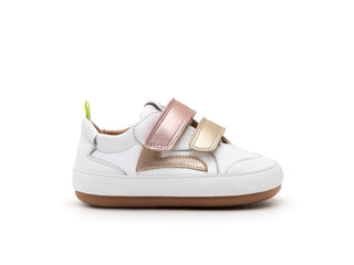 Landy - White / Champagne / Rose Gold | Tip Toey Joey | Calzado respetuoso