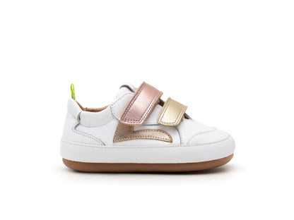 Landy - White / Champagne / Rose Gold