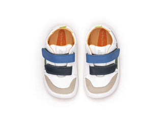 Landy - White / Navy | Tip Toey Joey