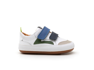 Landy - White / Navy | Tip Toey Joey