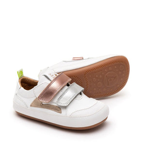 Landy - White / Sterling Silver / Rose Gold | Tip Toey Joey | Calzado respetuoso