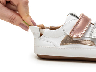 Landy - White / Sterling Silver / Rose Gold | Tip Toey Joey | Calzado respetuoso