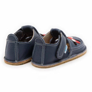 Barefoot Sandals - Airplane Smokey Blue | Dodo Shoes | Calzado respetuoso