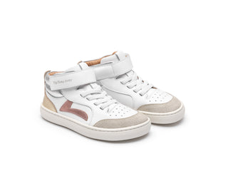 Landy High-Top - White / Rose Gold /Sterling Silver | Tip Toey Joey | Calzado respetuoso