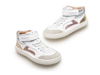Landy High-Top - White / Rose Gold /Sterling Silver | Tip Toey Joey | Calzado respetuoso