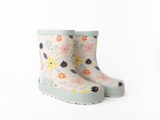 Wellie - White Flowers | Koel | Barefoot