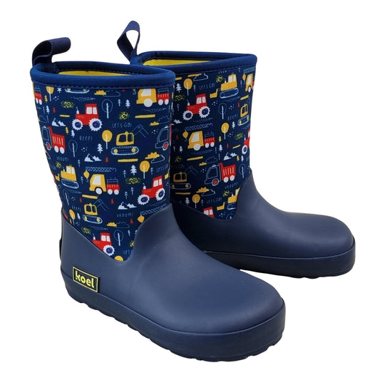 Koel Wellie Tractor Blue